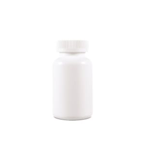 275cc Opaque White Plastic Packer Bottle (F1001H0275) with White Child-Resistant Plastic Cap