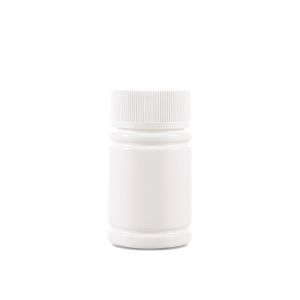 100cc Opaque White Plastic Packer Bottle (F1002H0100) with White Child-Resistant Plastic Cap
