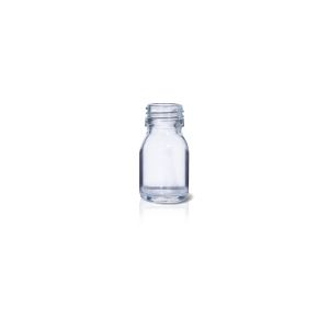 30 mL USP Type III Clear Glass Syrup Bottle with DIN 28 Neck Finish