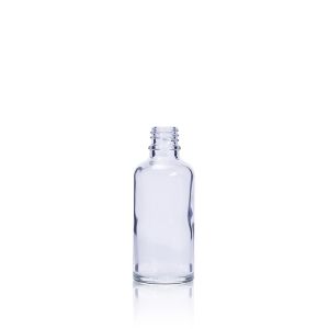 50 mL USP Type III Clear Glass Dropper Bottle with DIN 18 Neck Finish