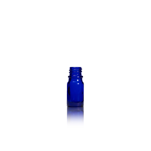 5 mL USP Type III Cobalt Blue Glass Dropper Bottle with DIN 18 Neck Finish