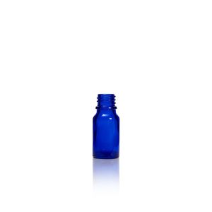10 mL USP Type III Cobalt Blue Glass Dropper Bottle with DIN 18 Neck Finish