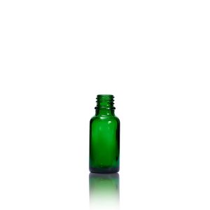 20 mL USP Type III Green Glass Dropper Bottle with DIN 18 Neck Finish