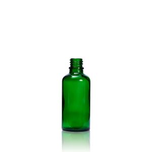 50 mL USP Type III Green Glass Dropper Bottle with DIN 18 Neck Finish