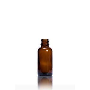 30 mL USP Type III Amber Glass Dropper Bottle with DIN 18 Neck Finish
