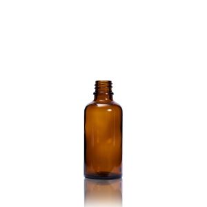 50 mL USP Type III Amber Glass Dropper Bottle with DIN 18 Neck Finish