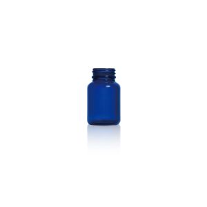 60 mL USP Type III Cobalt Blue Glass Packer Bottle with GPI 33-400 Neck Finish