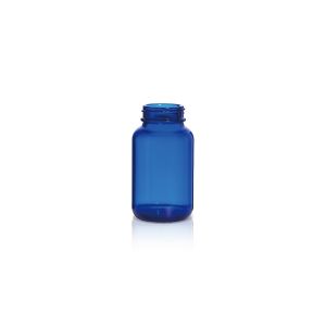 120 mL USP Type III Cobalt Blue Glass Packer Bottle with GPI 38-400 Neck Finish
