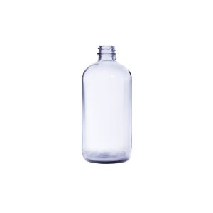 16 oz (480 mL) USP Type III Clear Boston Round Glass Bottle with GPI 28-400 Neck Finish
