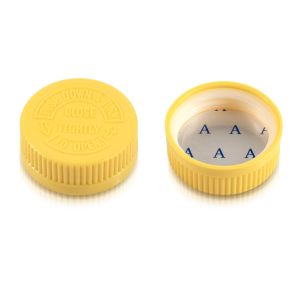 GPI 38/400 Yellow Child-Resistant Plastic Cap (F1C38Y01CHU01A)