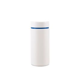 200cc Opaque White Plastic Packer Bottle (F2052H0200) with Double-Layered Screw Plastic Cap