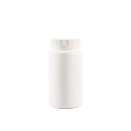 225cc Opaque White Plastic Packer Bottle (F2057H0225) with White Plastic Cap