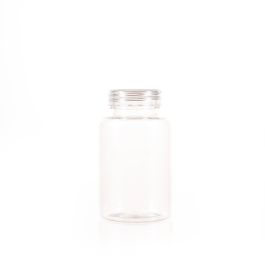 175cc Clear PET Plastic Packer Bottle (F2114P0175) with Clear Screw Cap