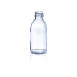 150 mL USP Type III Clear Glass Syrup Bottle with DIN 28 Neck Finish