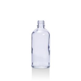 100 mL USP Type III Clear Glass Dropper Bottle with DIN 18 Neck Finish