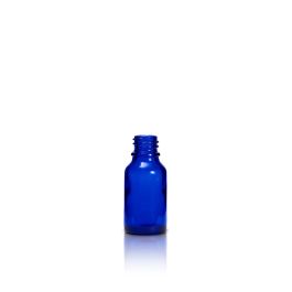 15 mL USP Type III Cobalt Blue Glass Dropper Bottle with DIN 18 Neck Finish