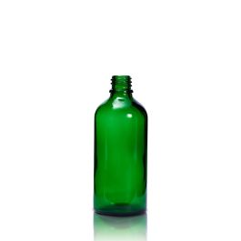 100 mL USP Type III Green Glass Dropper Bottle with DIN 18 Neck Finish