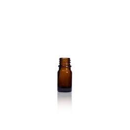 5 mL USP Type III Amber Glass Dropper Bottle with DIN 18 Neck Finish