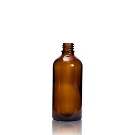 100 mL USP Type III Amber Glass Dropper Bottle with DIN 18 Neck Finish