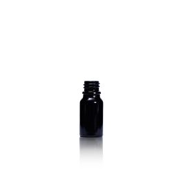 10 mL USP Type III Black Glass Dropper Bottle with DIN 18 Neck Finish