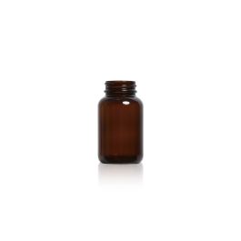 120 mL USP Type III Amber Glass Packer Bottle with GPI 38-400 Neck Finish
