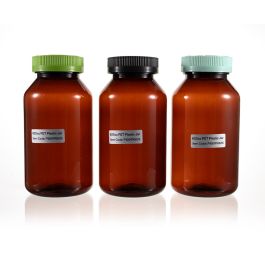625 ml Amber PET Packer Bottle (F1001P0625) with Child-Resistant (CR) Cap