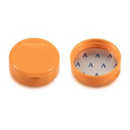 GPI 45/400 Orange Flip-Top Plastic Cap (F1C45F01CCH03A)