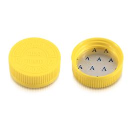 GPI 45/400 Yellow Child-Resistant Plastic Cap (F1C45Y01CHU01A)
