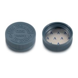 GPI 45/400 Blue Child-Resistant Plastic Cap (F1C45Y01CLA03A)